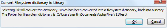 Convert Fsdict Tolib